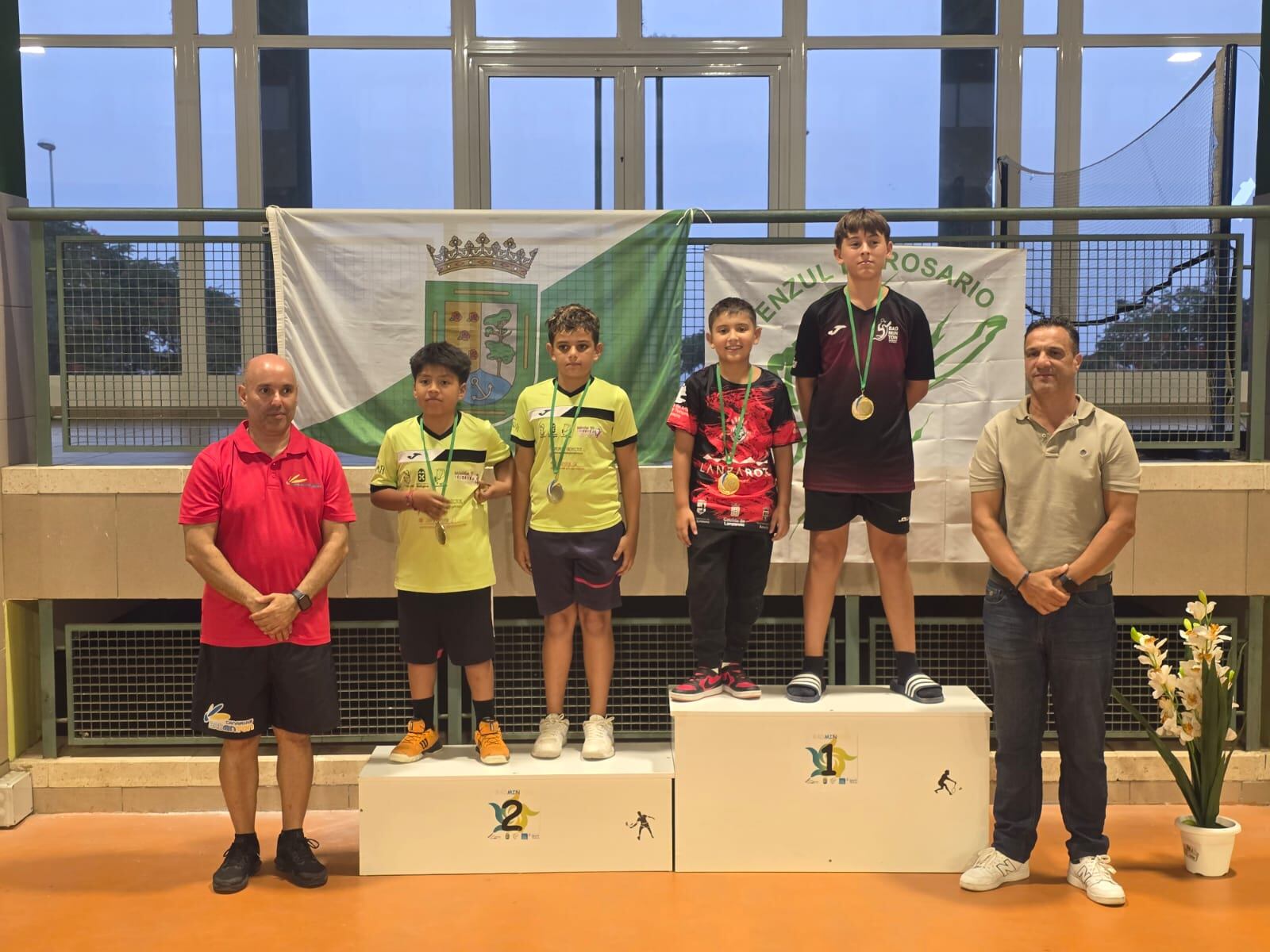 Cinco medallas para el Auria Bádminton Club en el TOP TTR El Rosario.