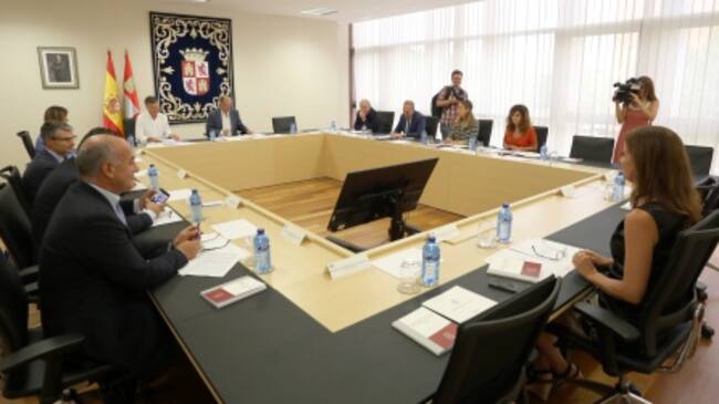 Junta de Portavoces en las Cortes de Castilla y León (31 Jul 2019)