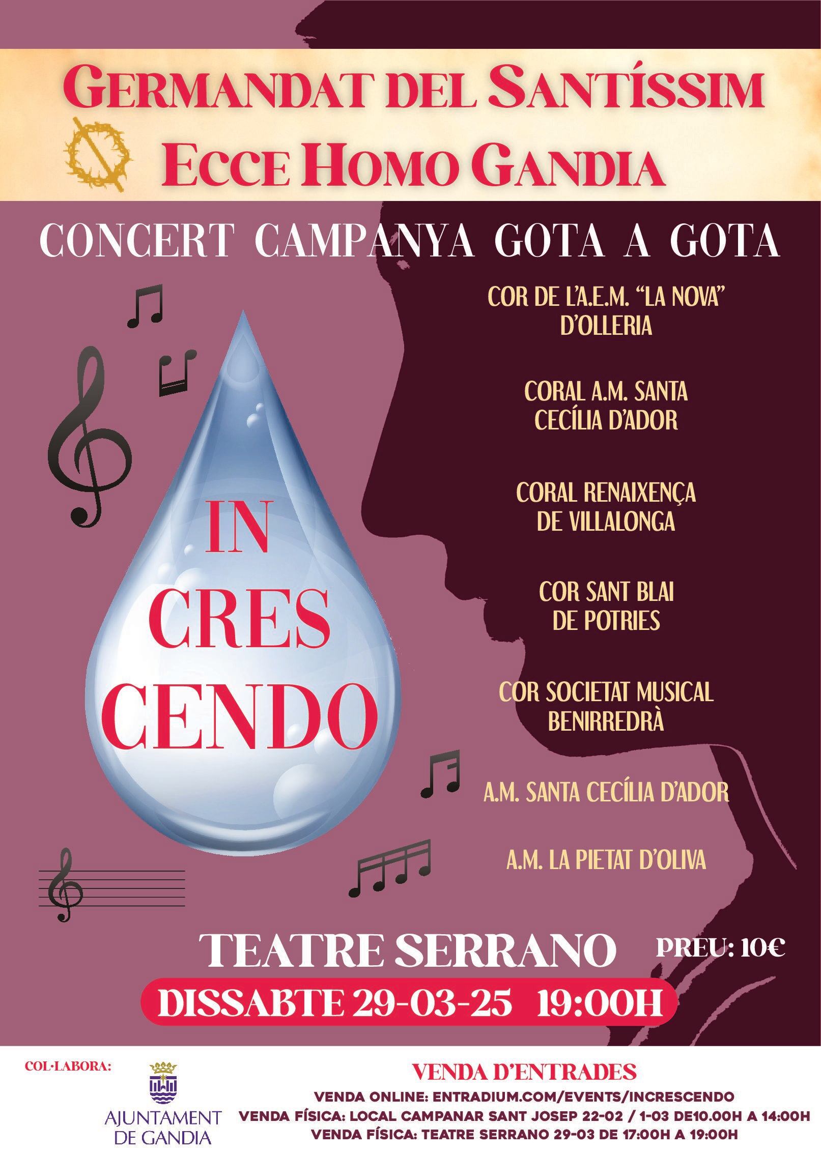 Concierto campaña 'Gota a Gota'