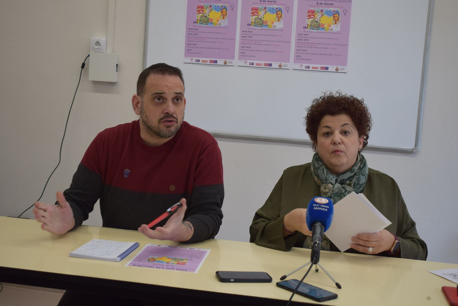 Rubén Moro y Sonia González