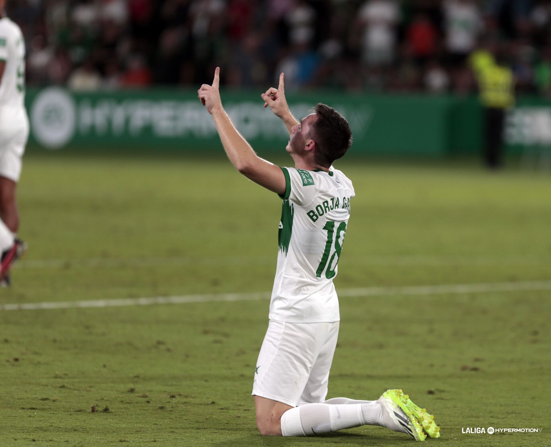 Garcés lleva un gol esta temporada con el Elche CF.