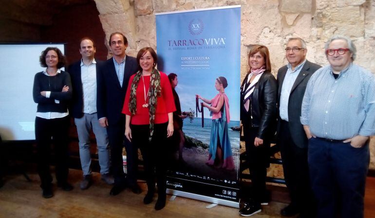 Diferents agents responsables de Tarraco Viva. 