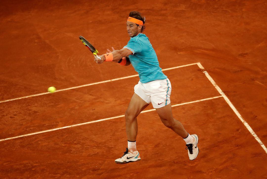 Nadal, durante el Mutua Madrid Open 2019.