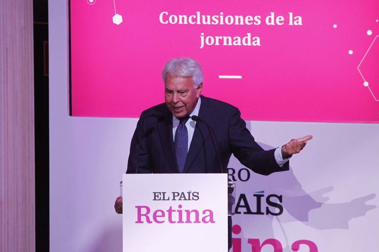 El expresidente del gobierno Felipe González clausura el foro Futuro Digital organizado por EL PAIS RETINA. 