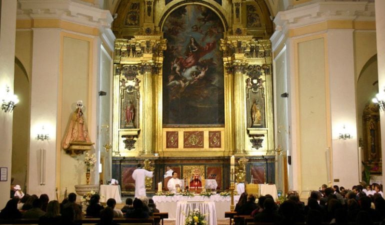 La iglesia parroquial de Ciempozuelos conserva su retablo mayor, obra de Claudio Coello