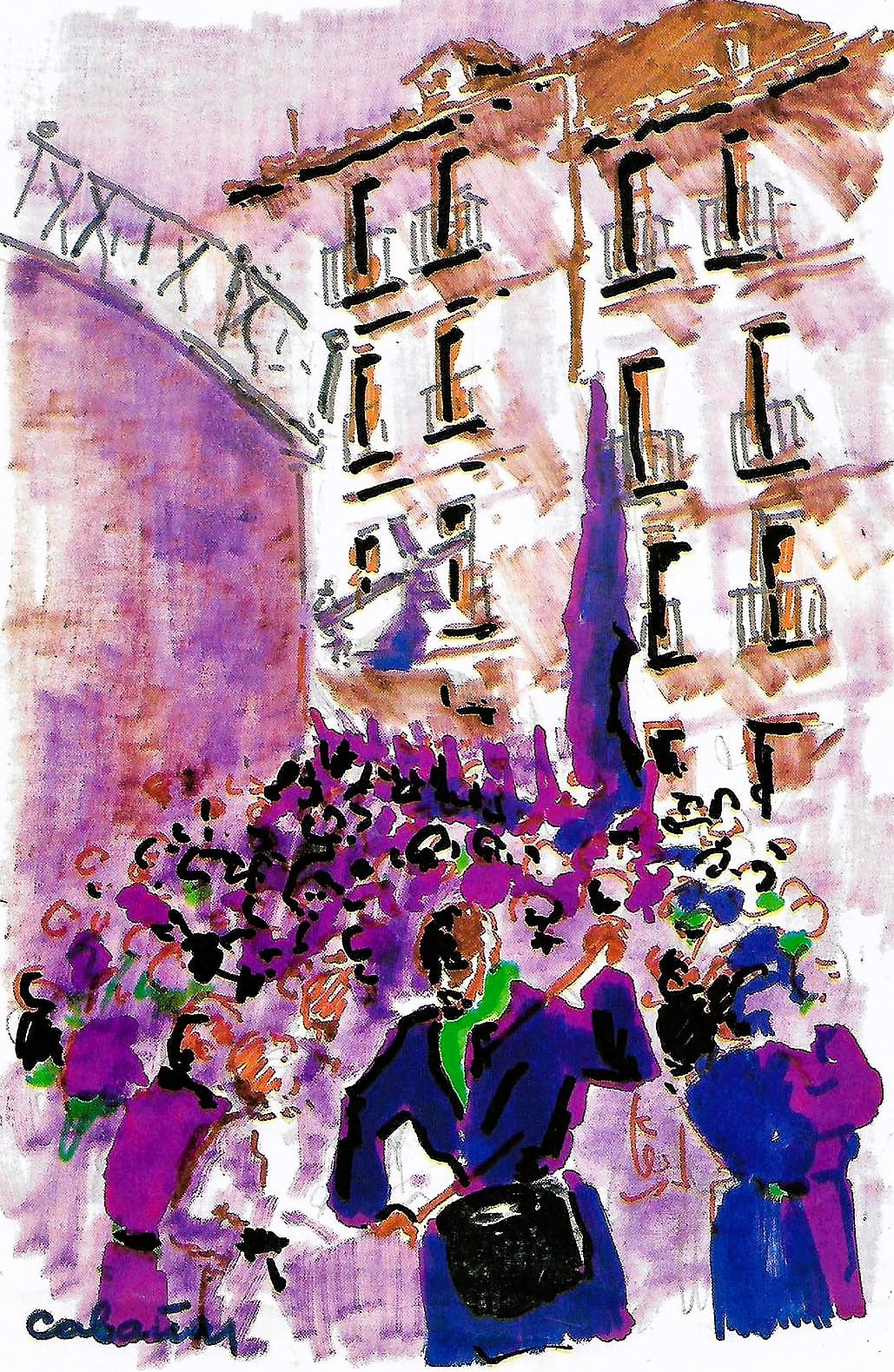 Camino del Calvario, de Aurelio Cabañas.