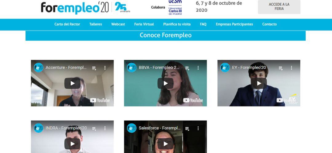 Este año se celebra la primera edición virtual de Forempleo