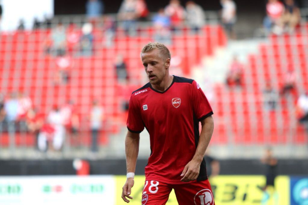 Lecoeuche, en un partido con el Valenciennes