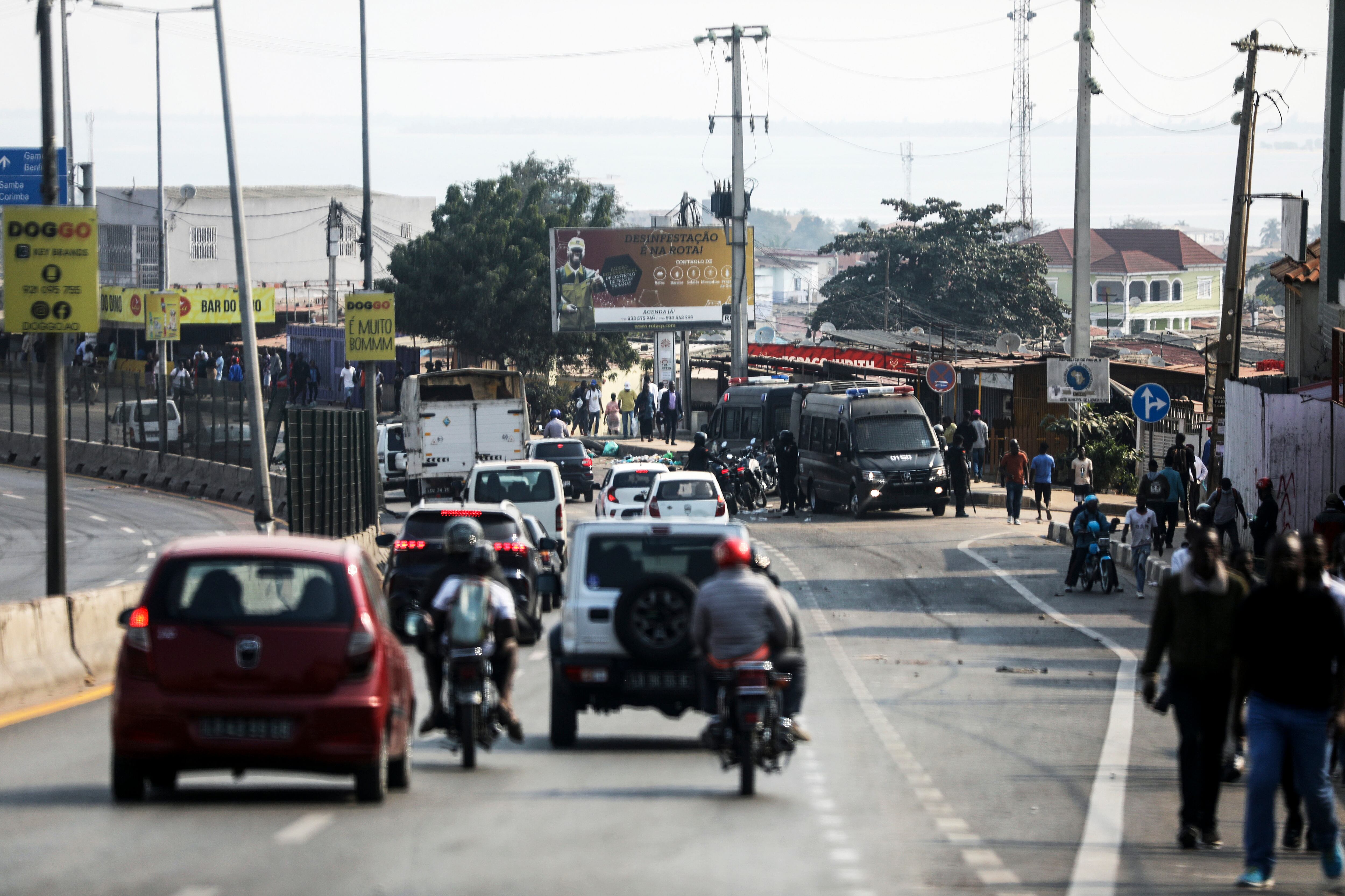 Una huelga de taxis en Angola.