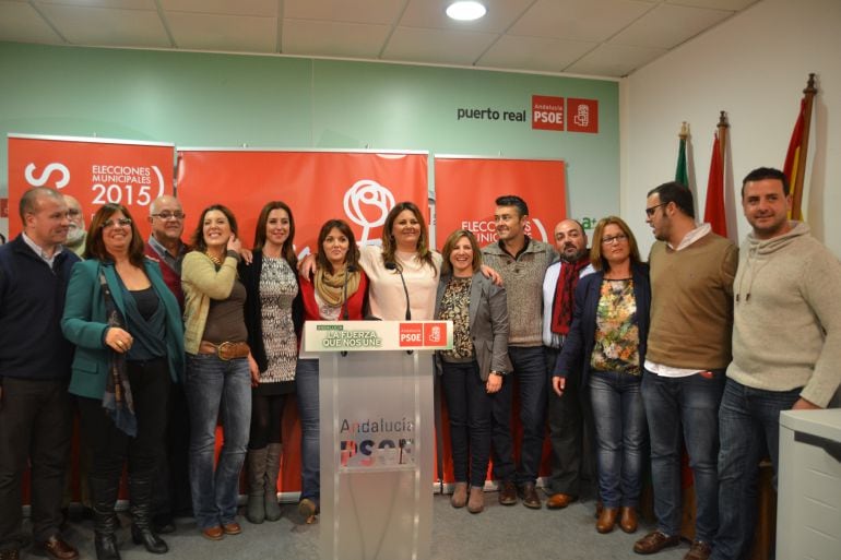 Presentación de Elena Amaya como candidata en 2015