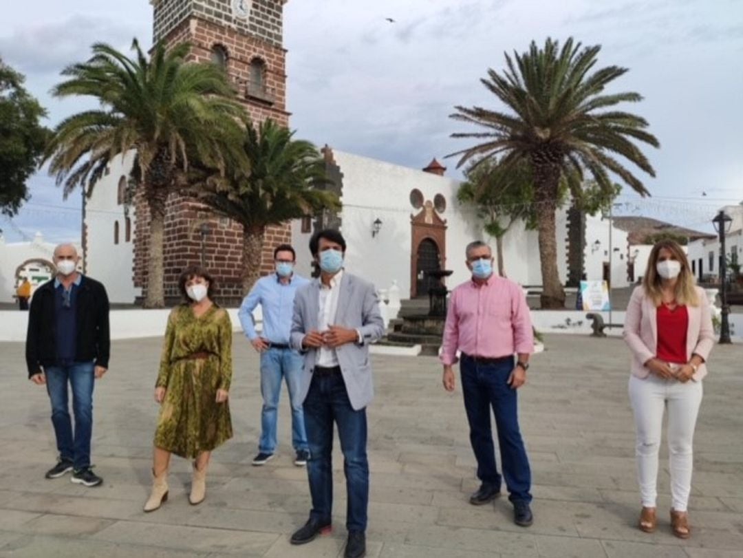 Concejales del PSOE en el Ayuntamiento de Teguise.
