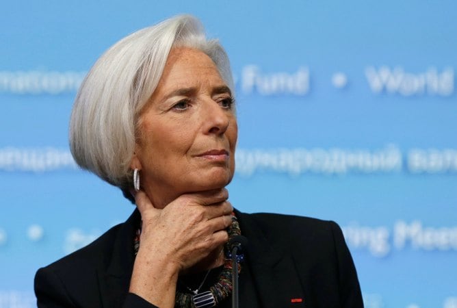 La directora gerente del Fondo Monetario Internacional , Christine Lagarde