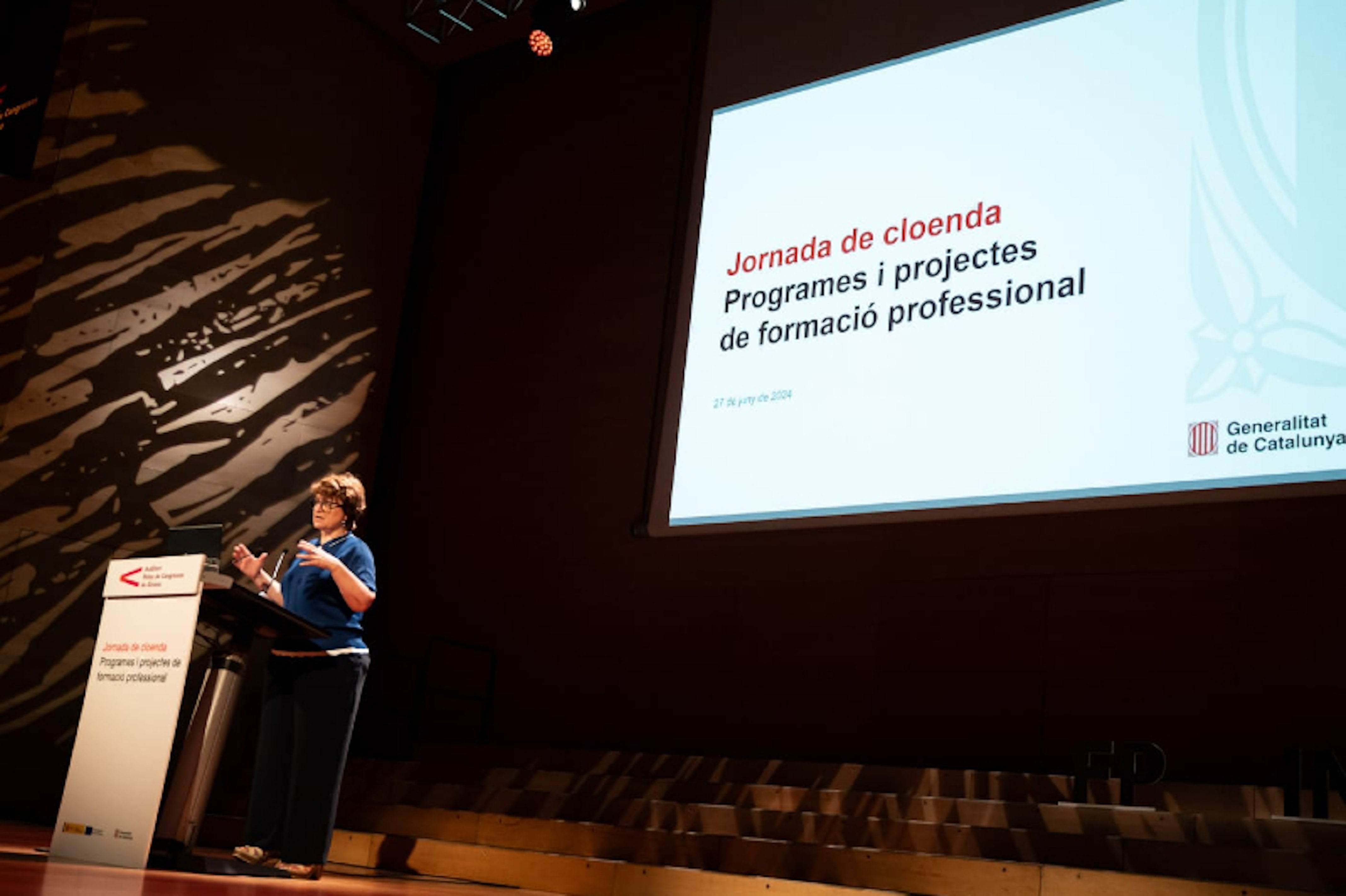 La Consellera Anna Simó a Girona.