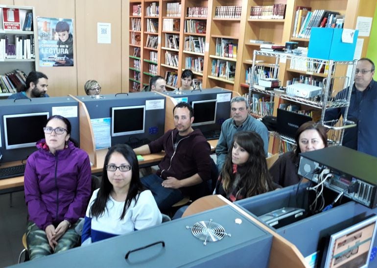 Participantes del taller en Burgohondo