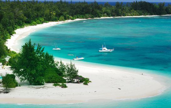 Denis Island, una isla privada perteneciente a Seychelles.