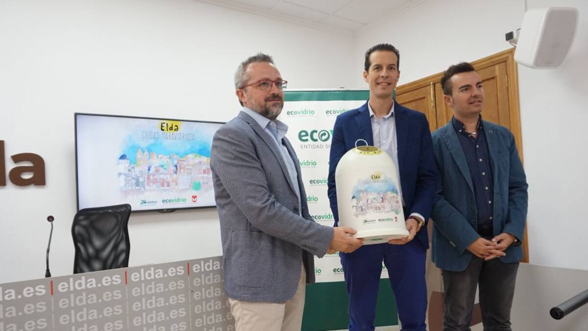 Elda incrementa los valores de reciclaje de vidrio