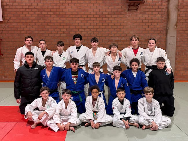 Deportistas del Club Judo Ibón