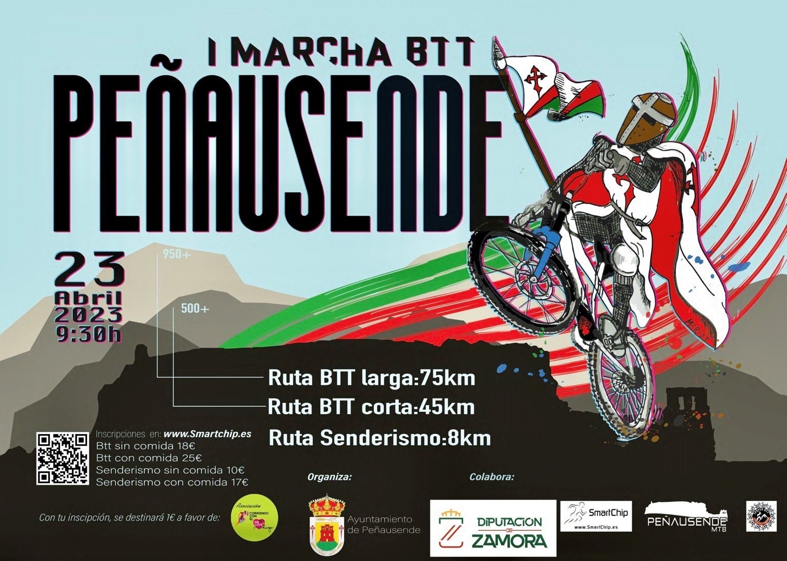 Cartel de la Marcha BTT Peñausende