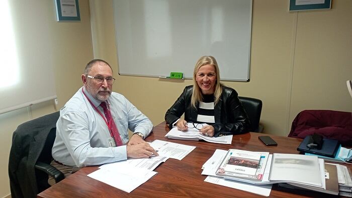 Un momento de la reunión