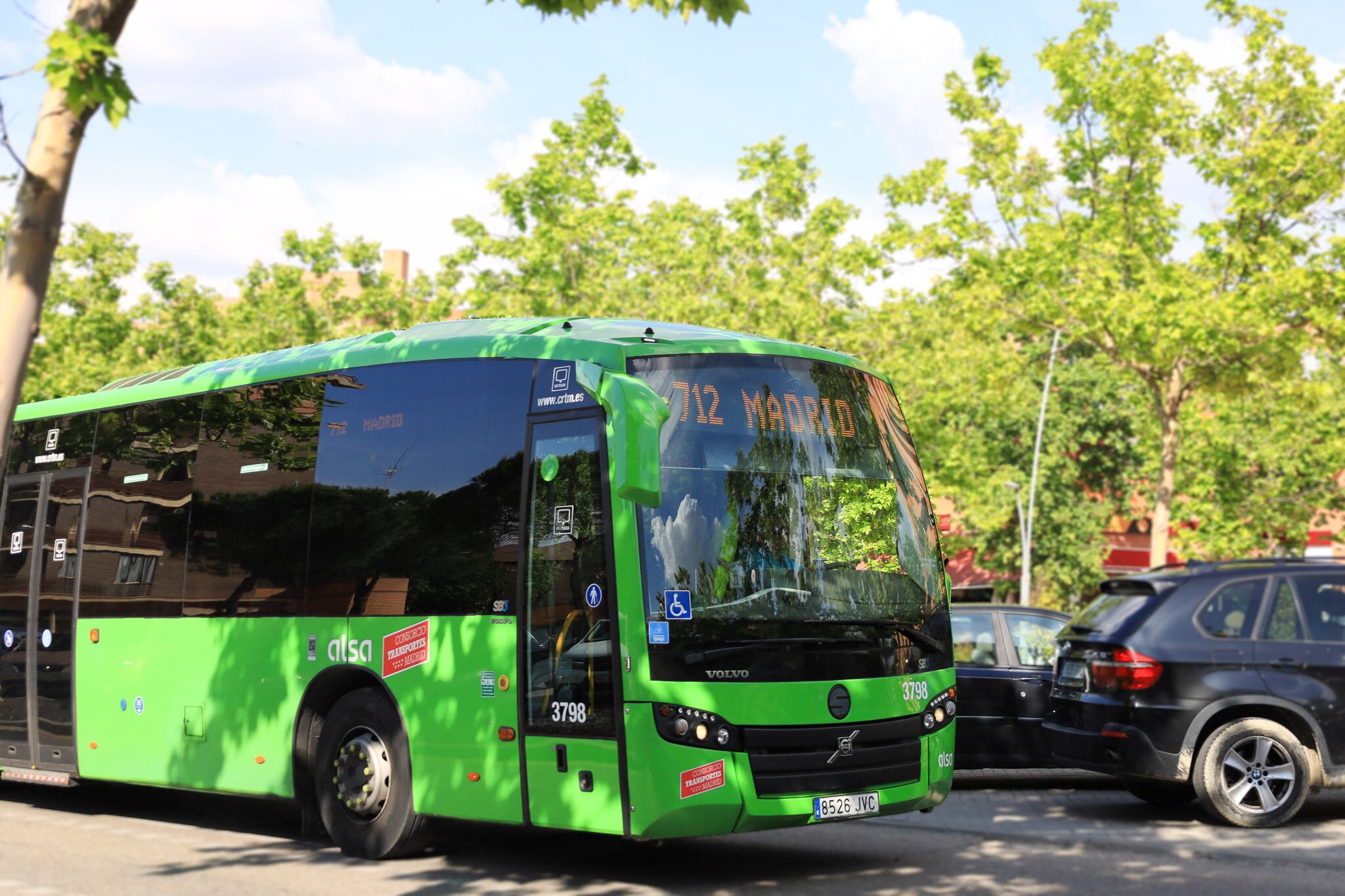 Línea de autobus 712 en Tres Cantos