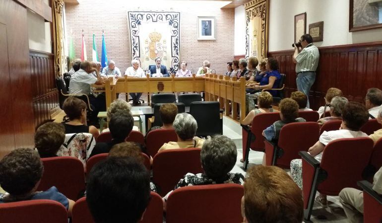 Pleno de Mayores en Alcaudete