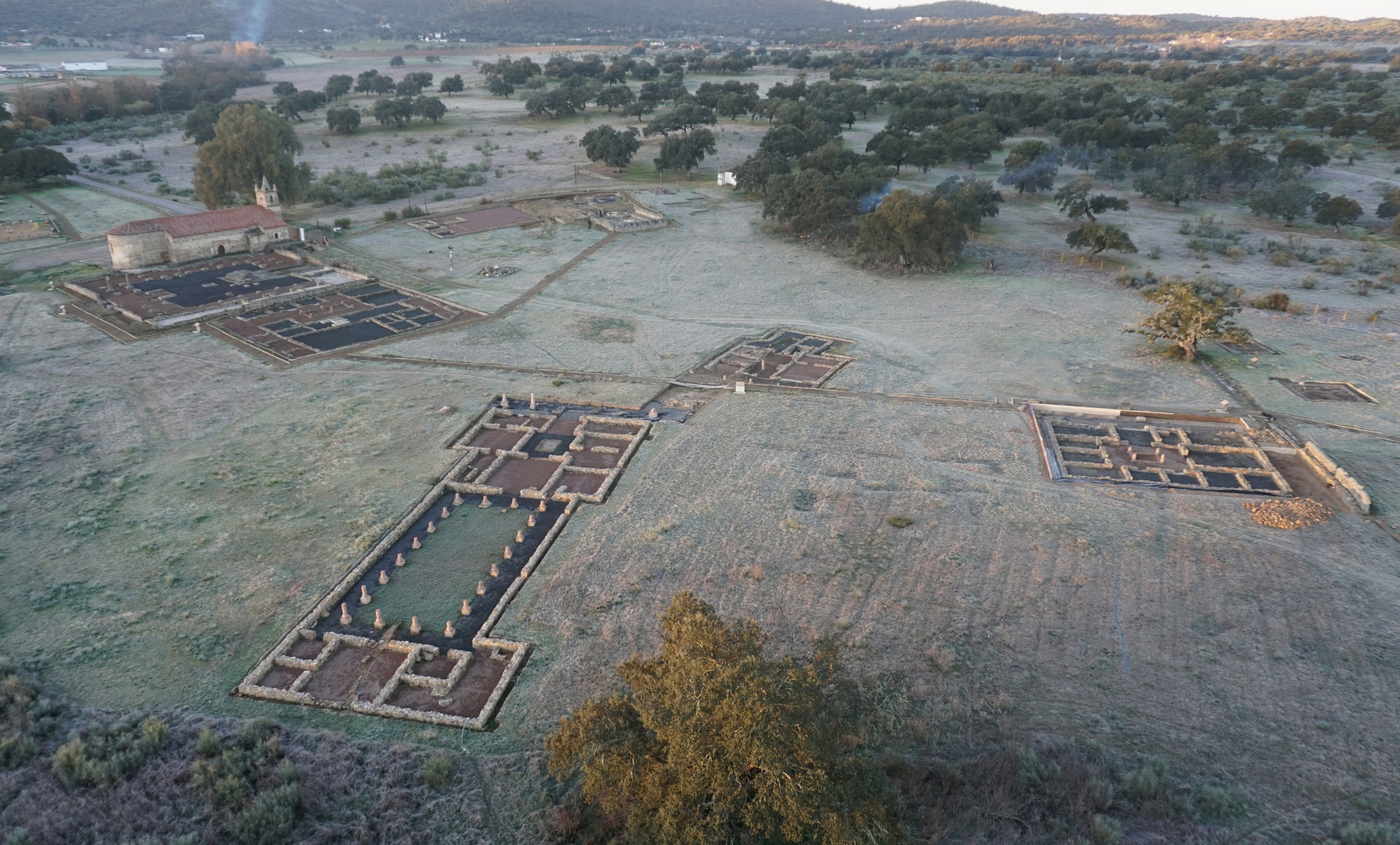 Imagen aérea de Arucci I (publicado por la revista aplicaciones digitales en arqueología y patrimonio cultural)