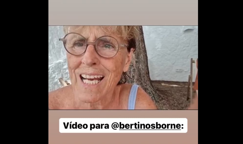 Mercedes Milá en su cuenta de Instagram.