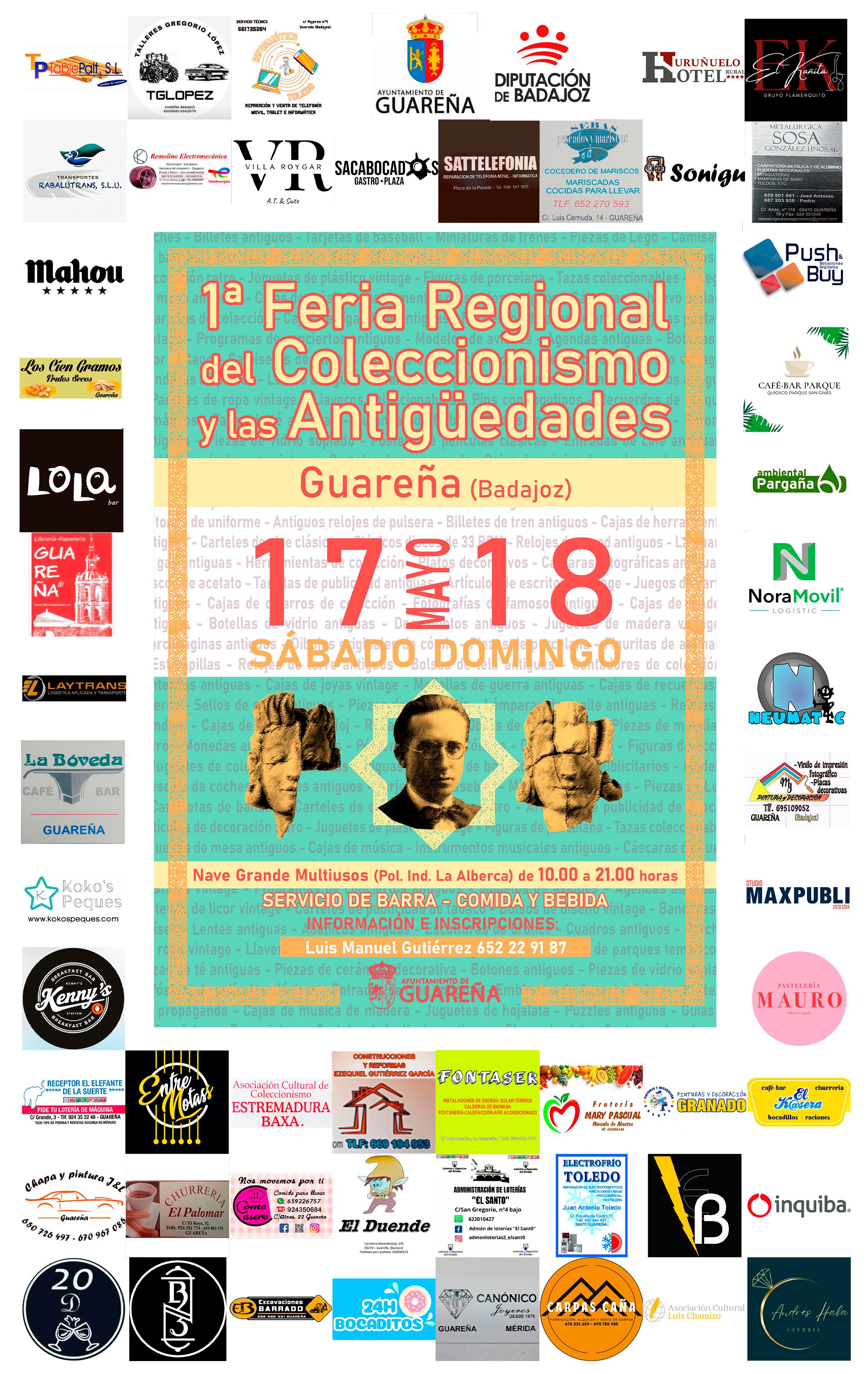 La I Feria Regional del Coleccionismo y las Antigüedades reunirá 40 expositores este fin de semana en Guareña