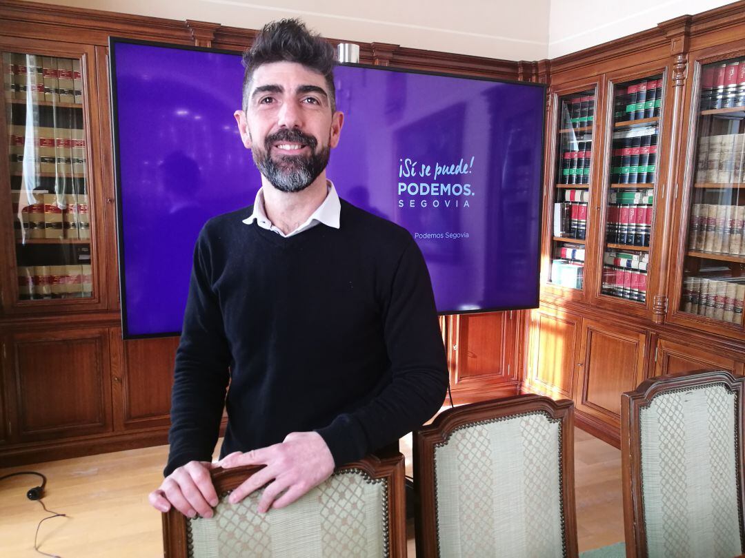 Guillermo San Juan portavoz de Podemos en el ayuntamiento de la capital