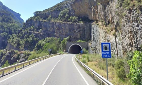 Túnel de Baluport en la N-260