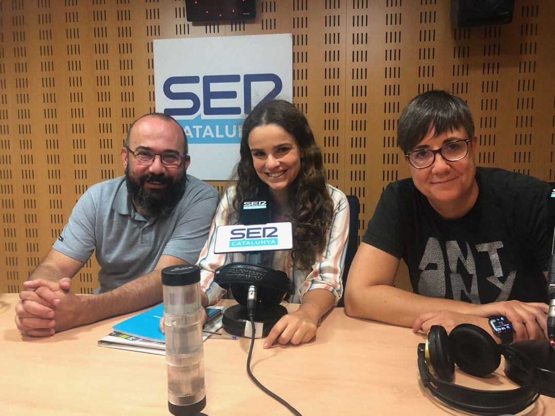 Josep Campmajó, Laura Fanals i Anna Puig