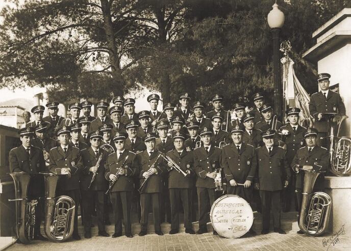 Banda Santa Cecilia Elda, año 1962