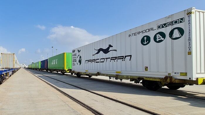 Ferrocarril en el puerto de Algeciras