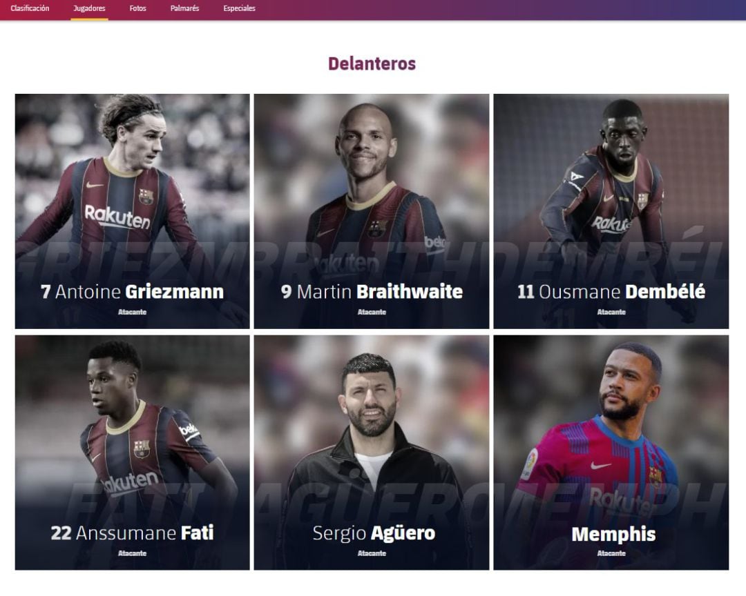 Los delanteros del FC Barcelona