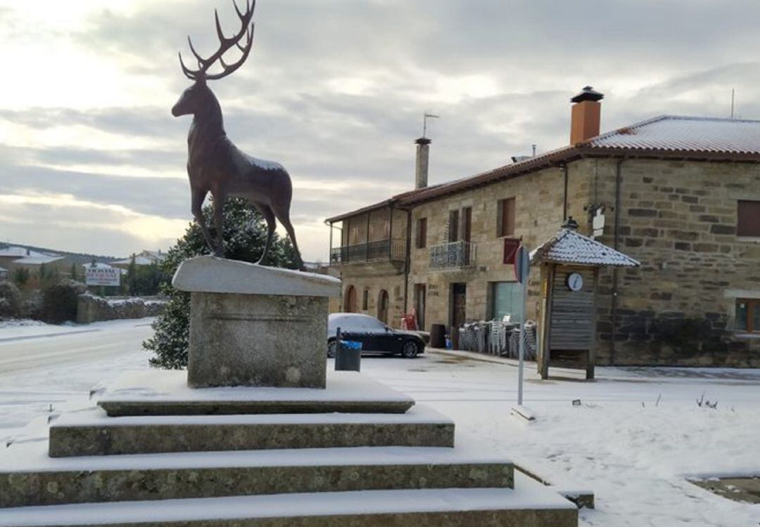 Villardeciervos bajo la nieve