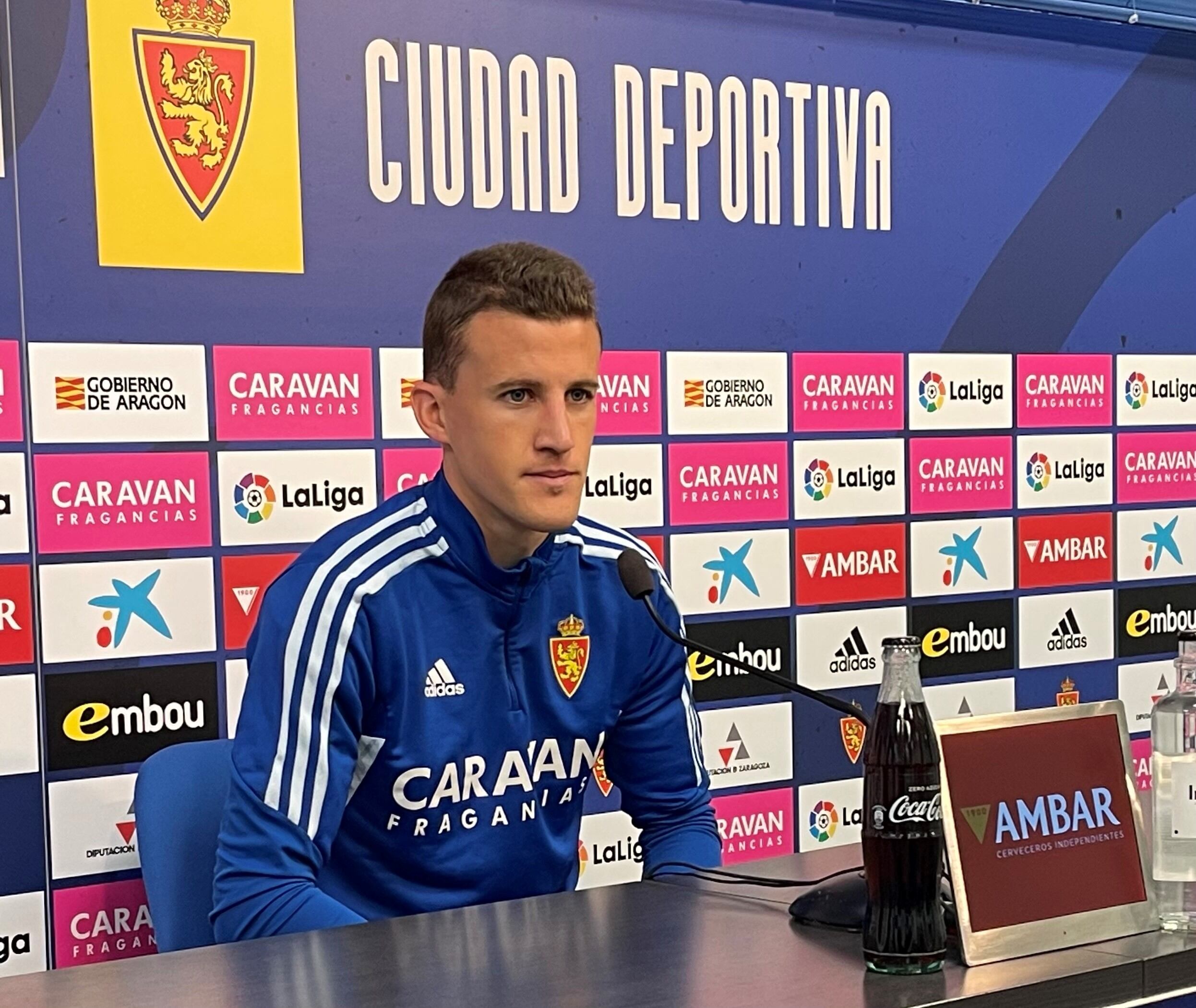 Carlos Nieto ha comparecido en la sala de prensa de la Ciudad Deportiva antes de la primera sesión de entrenamiento de la semana