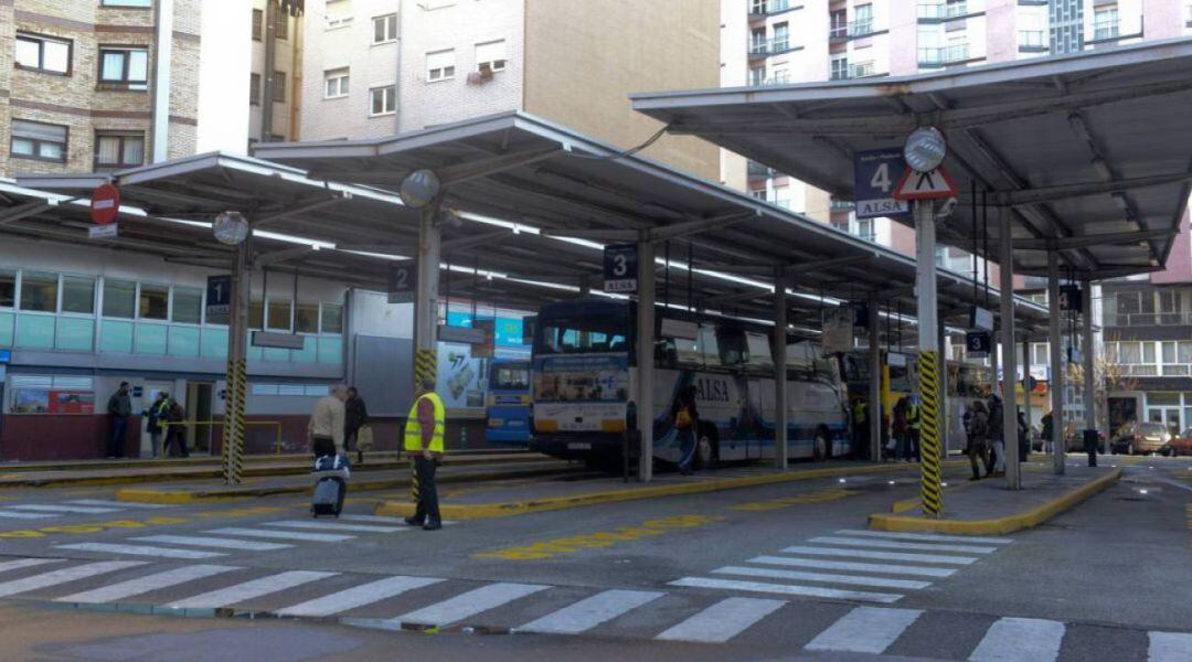 Estación de autobuses de Gijón.