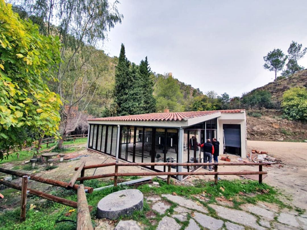 Vista de la nueva Casa de la Pradera de Bedmar