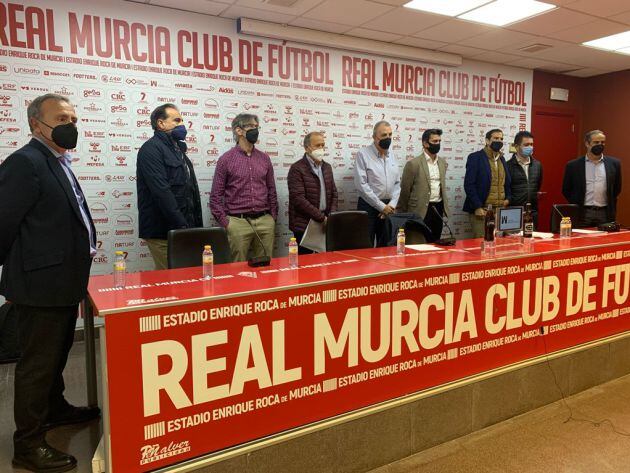 El Consejo de Administración del Real Murcia al completo