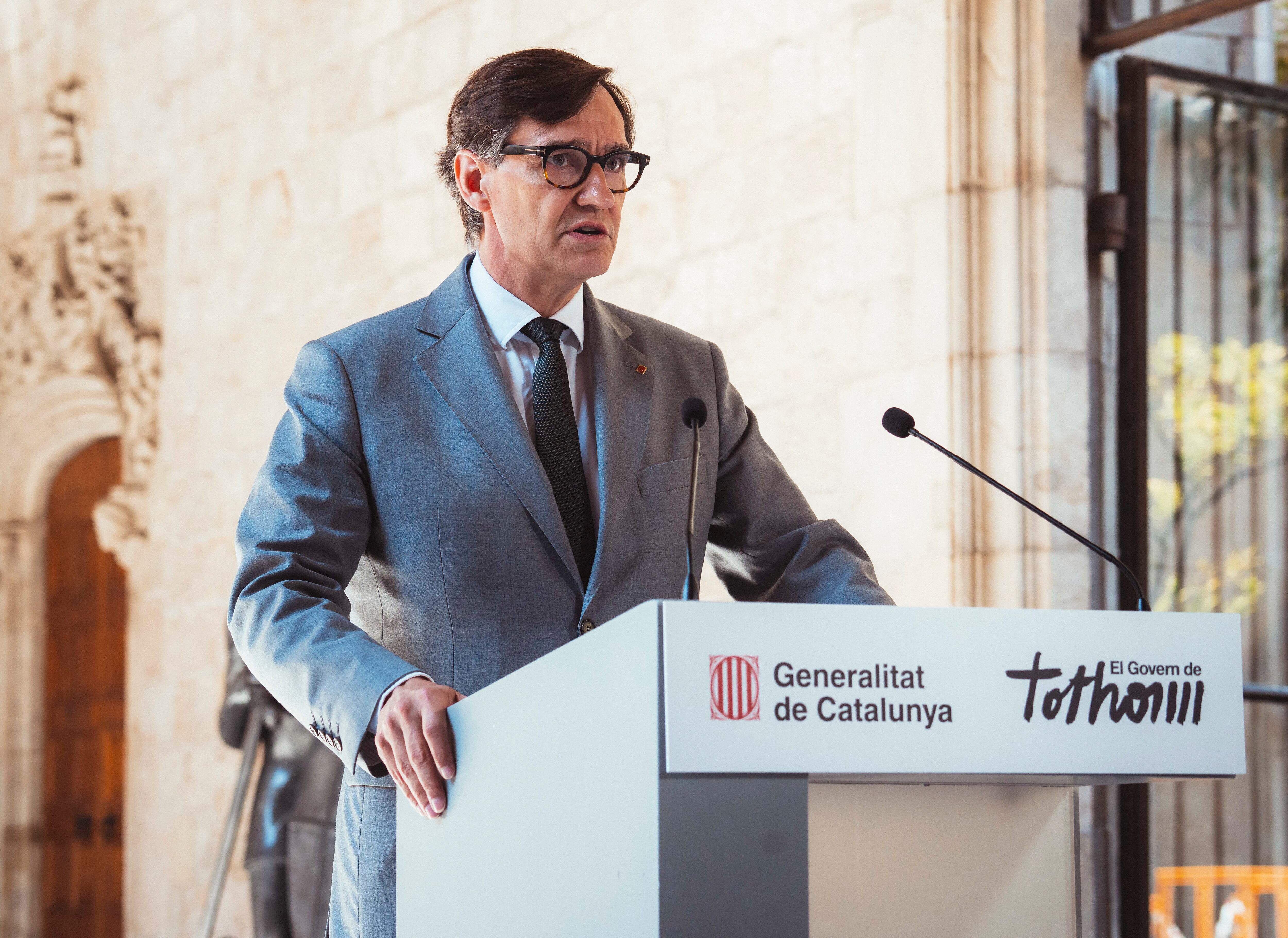 El presidente de la Generalitat de Cataluña, Salvador Illa, en una imagen de archivo.