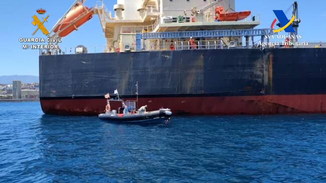 Buque con cocaína Puerto de Las Palmas