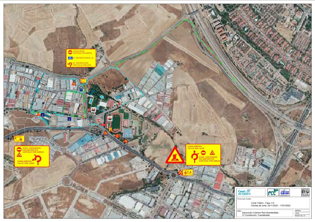 La ejecución de estos trabajos forma parte de la segunda fase de las obras de ampliación y mejora del Canal