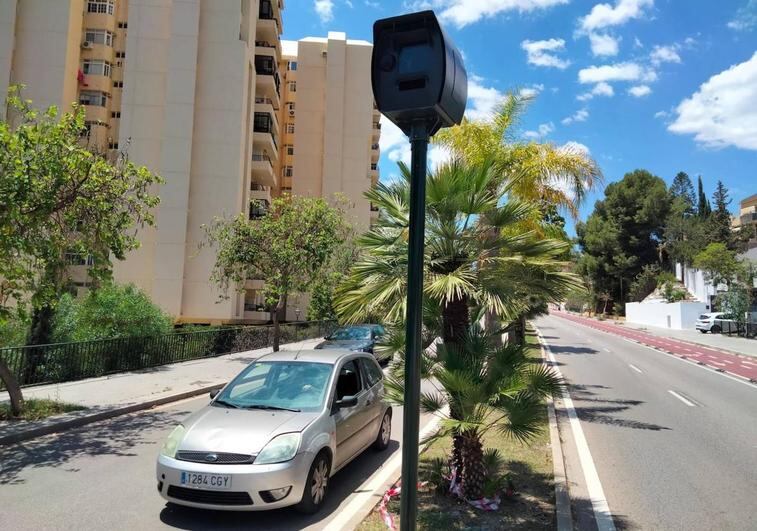 Radar de la Avenida López de Vega del Puerto de la Torre (Málaga)