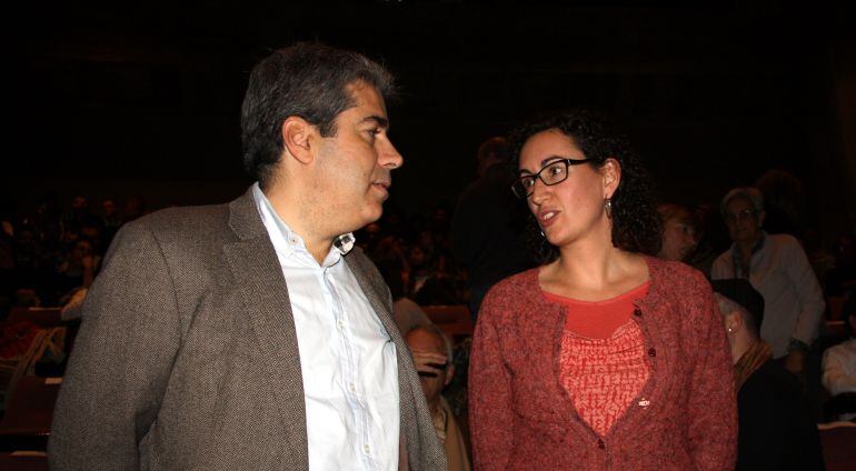 Francesc Homs i Marta Rovira, en una imatge d'arxiu del 2013
