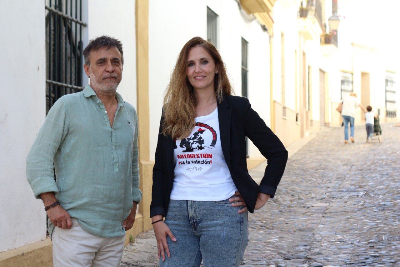 Elena Zurita junto a Carlos Fernández