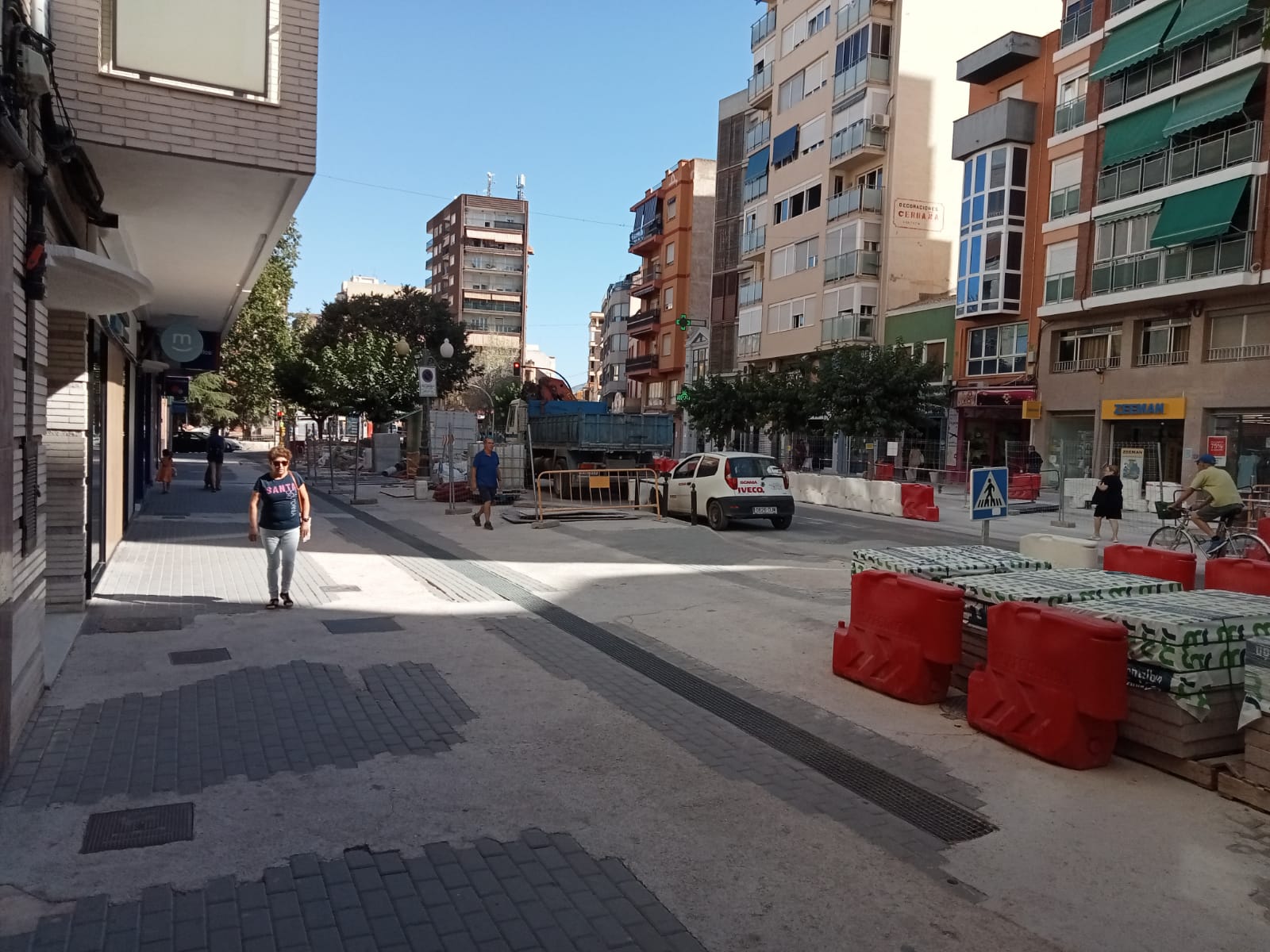 Obras hace unos meses