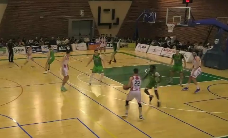 Un momento del partido