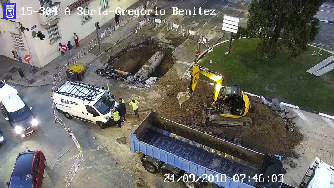 Imagen de las pantallas del Ayuntamiento a las 07:46 de este viernes 21 de septiembre.