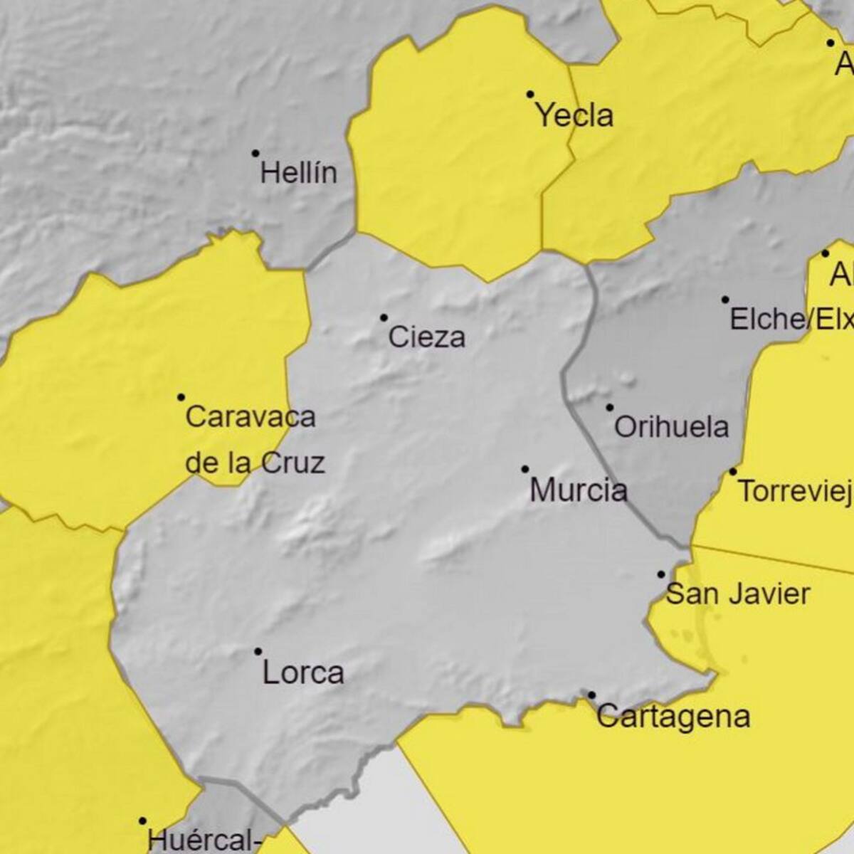 Aviso amarillo por vientos de hasta 70 km/h en Noroeste y Altiplano
