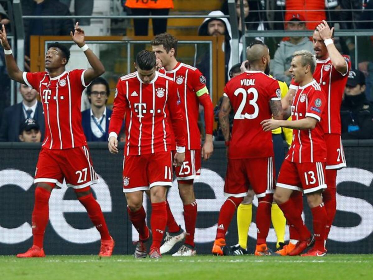 El Bayern barre al Besiktas